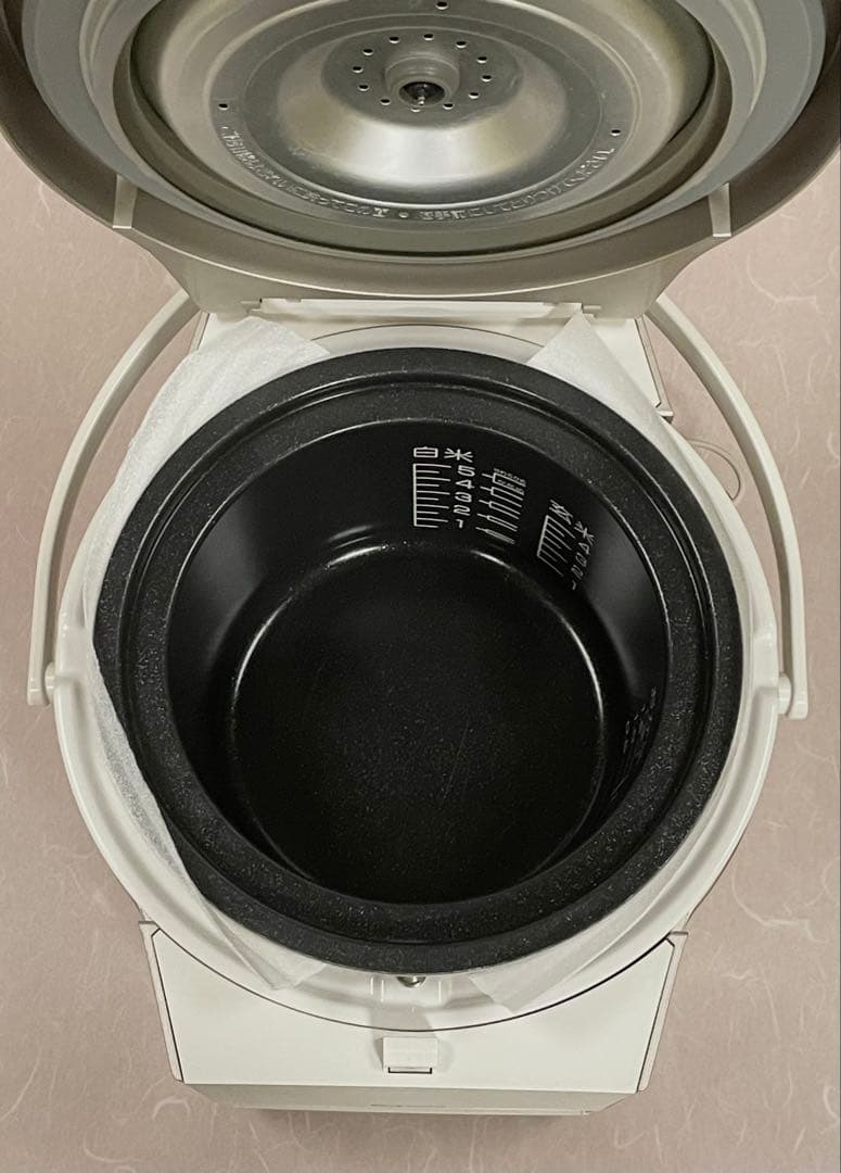 A945 極美品❗️5合炊きわざLPガスプロパンガス保温予約ジャー付タイマー付