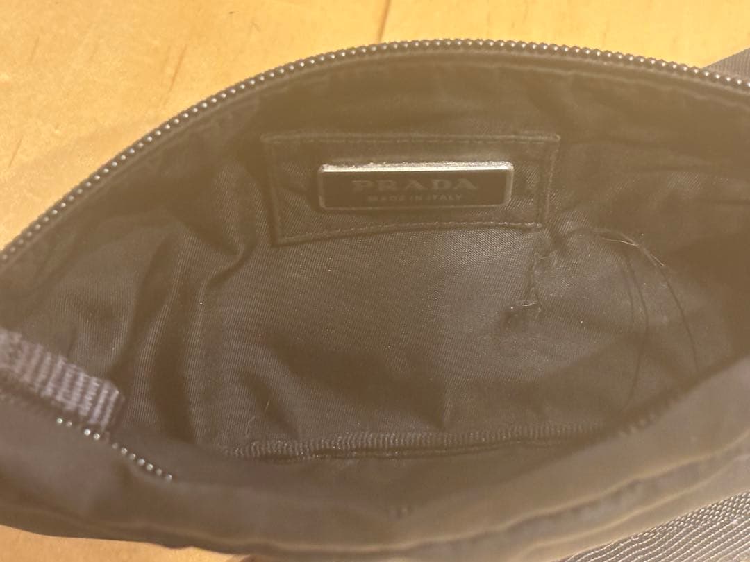 プラダ ボディバッグ ウエストポーチ ブラック PRADA