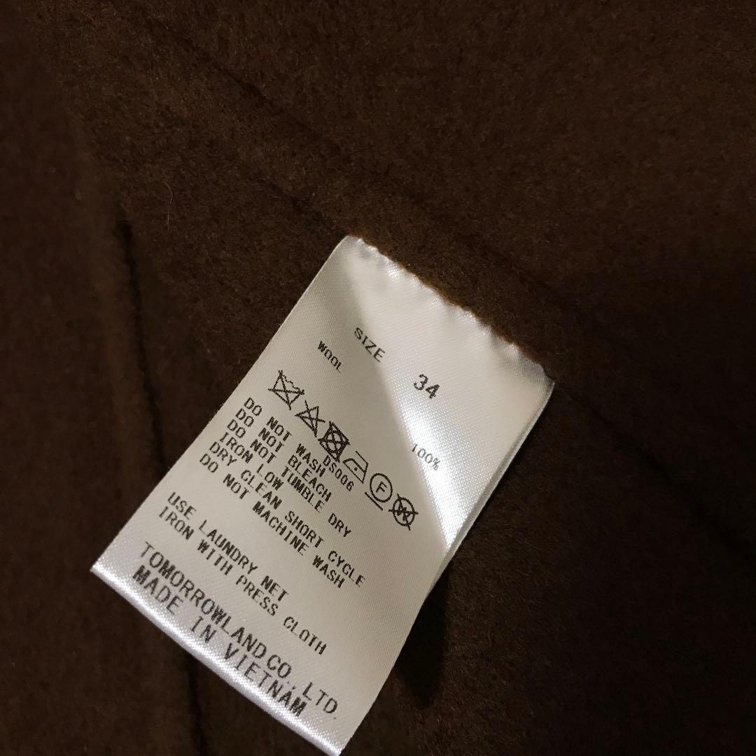 Ballsey プレミアムウールリバー フーデッドショートコート　ブラウン