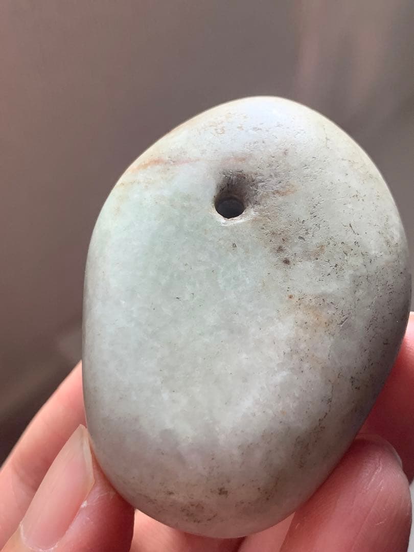 縄文時代後期　糸魚川翡翠大珠　出土　超特大　翡翠勾玉　根付　古墳　石器　勾玉