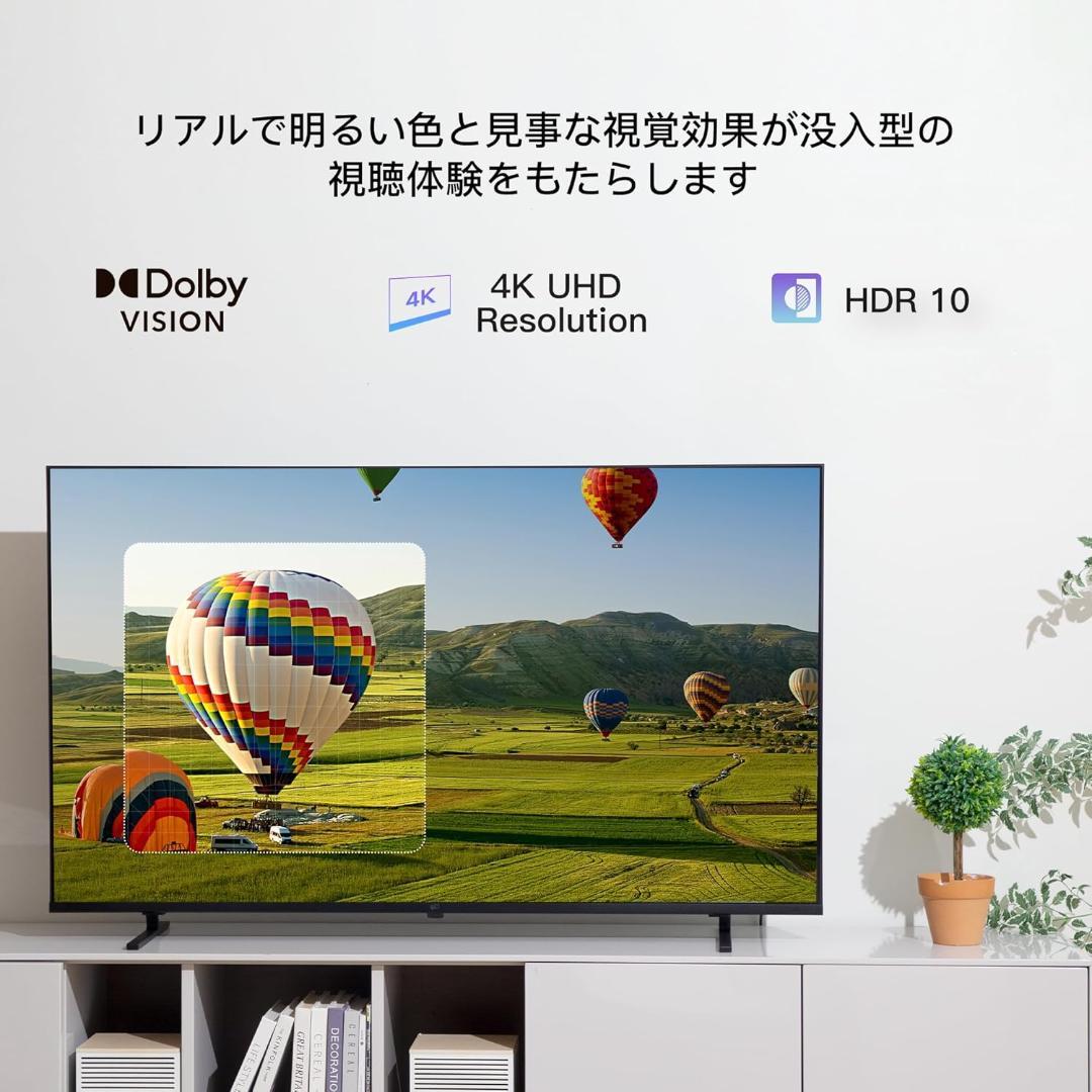 FPD チューナーレステレビ 55V型　Google TV　新品同様