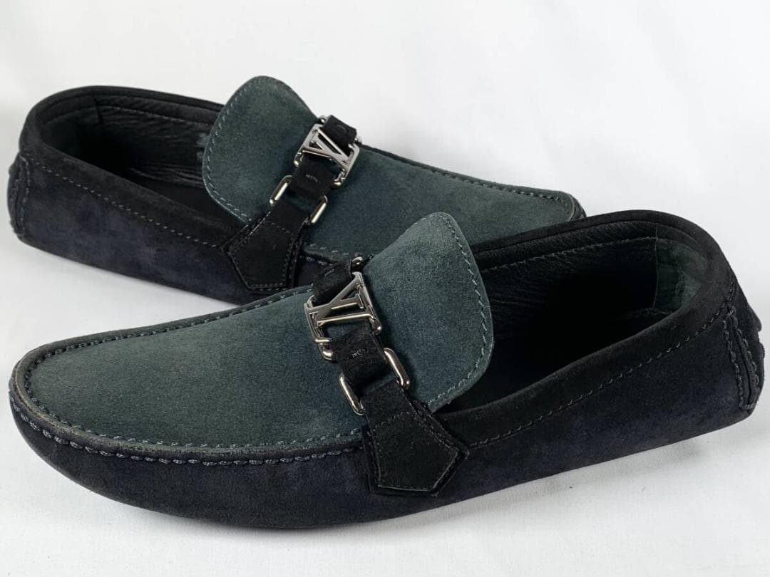 st185【正規】極美品 ルイヴィトン スエード ドライビングシューズ 7