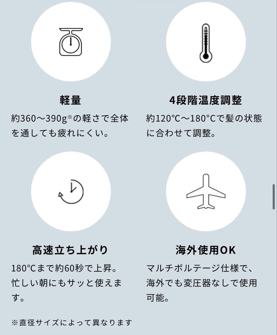 リファカールアイロン プロ 19mm