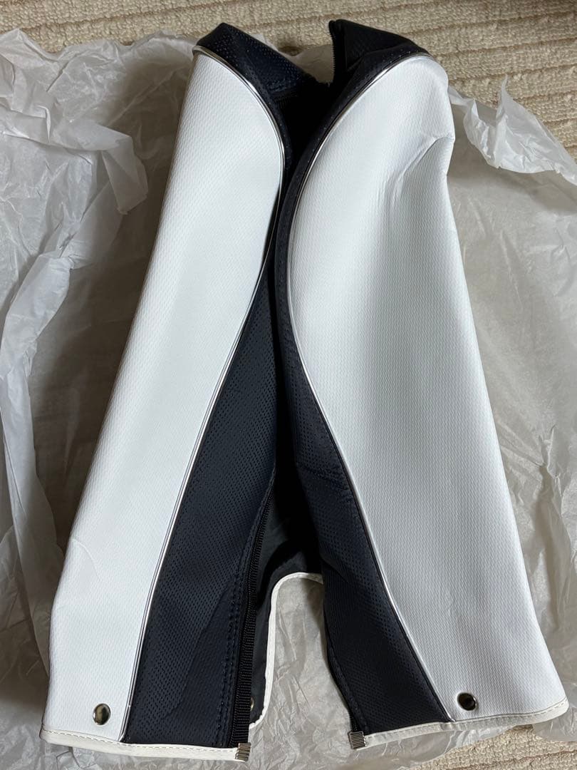 le coq sportif キャディバッグ ホワイト/ブラックおまけ付き