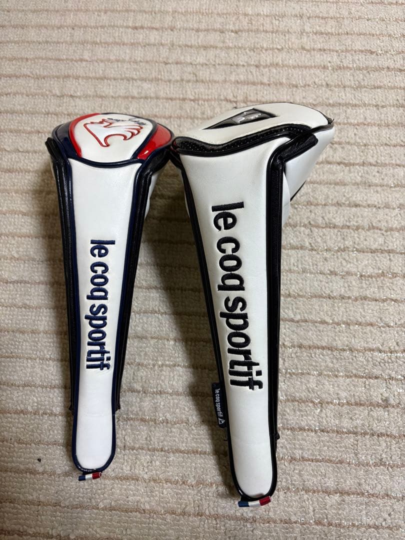 le coq sportif キャディバッグ ホワイト/ブラックおまけ付き