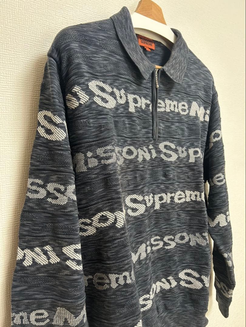 【希少】Supreme Missoni ハーフジップポロ Mサイズ