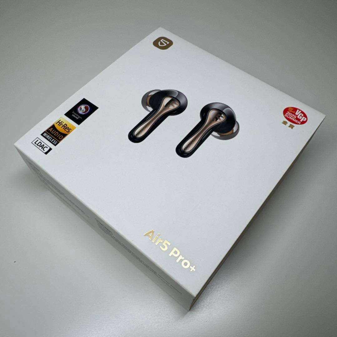 SOUNDPEATS Air5 Pro+ ブラック ワイヤレスイヤフォン