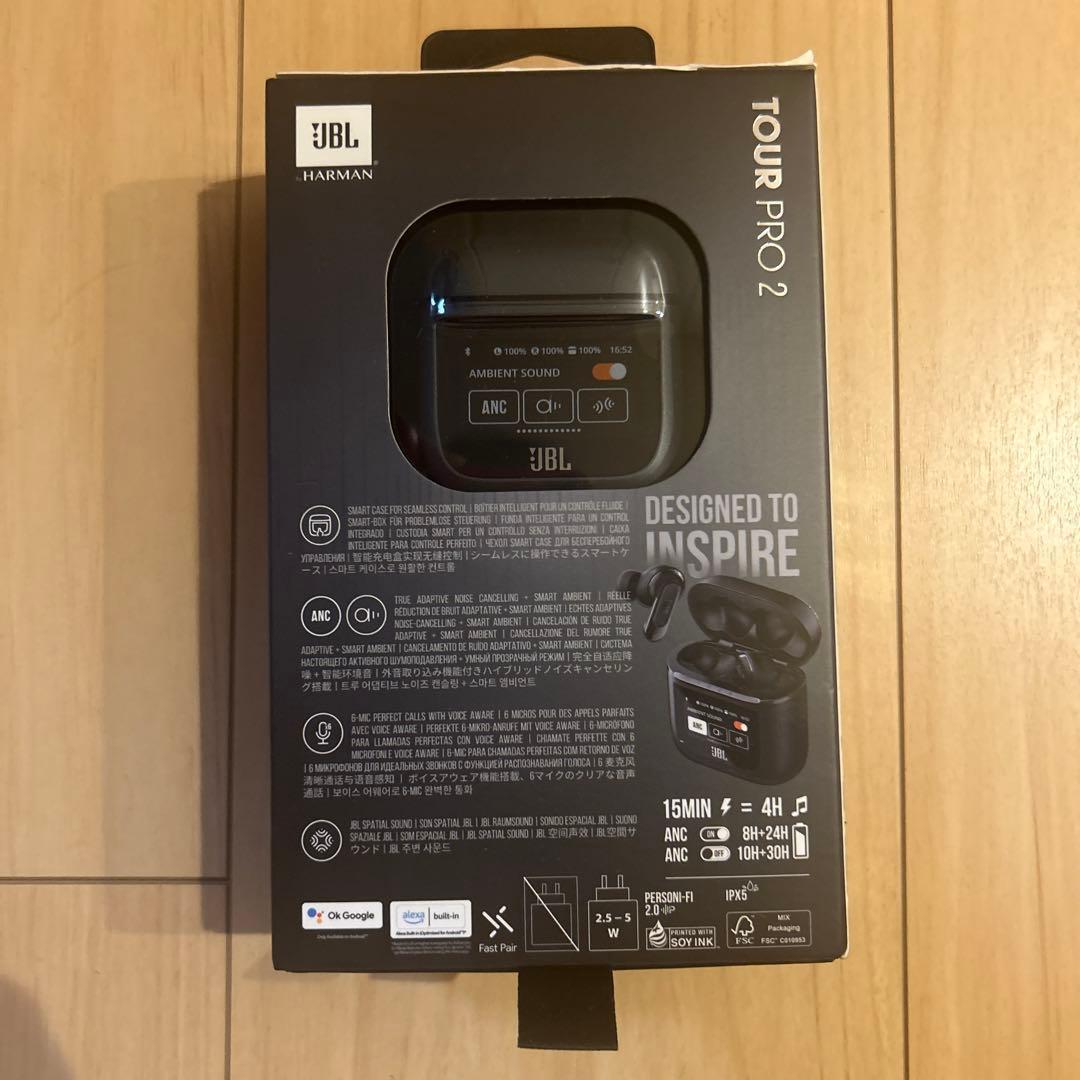 【新品未開封】JBL Tour Pro 2 ブラック ワイヤレスイヤホン