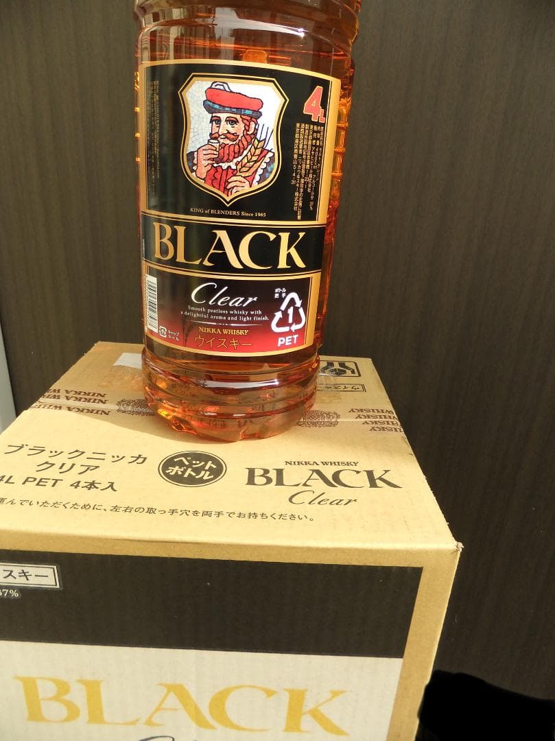 ブラックニッカ クリア 4000ml×４本箱入り ニッカウィスキー