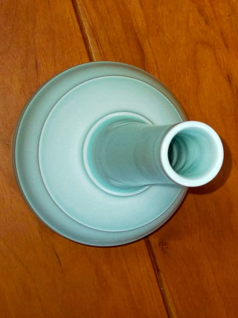 ♥倉島岱山　須恵焼　花入　共箱付き　花器　花瓶　黒田藩磁器御用窯　骨董　古玩