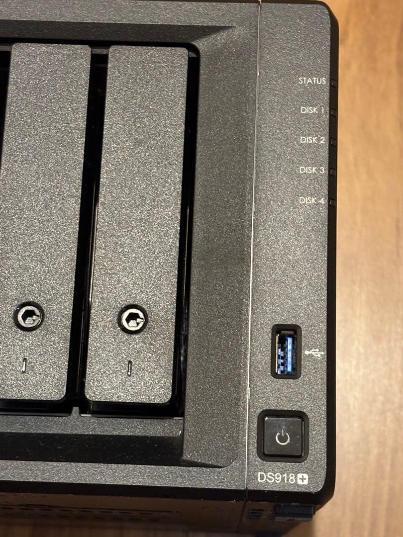 Synology NAS 4ベイ DS918+ 2TB×4HDD