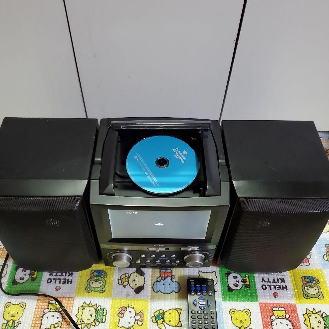 エグゼモード　7インチDVDコンポ　リモコンセット　動作品　USB使えます