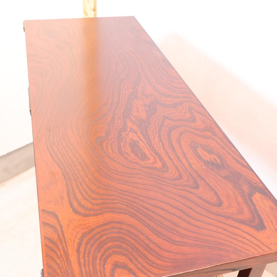 岩谷堂箪笥 欅材 茶棚 漆塗り 桐紋様 南部鉄器 サイドボード 飾り棚 茶箪笥