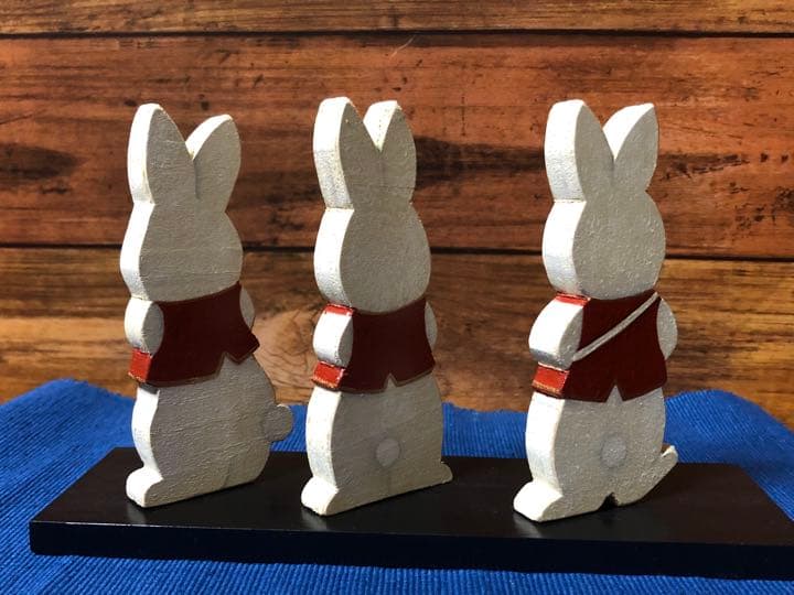 トールペイント うさぎの音楽隊