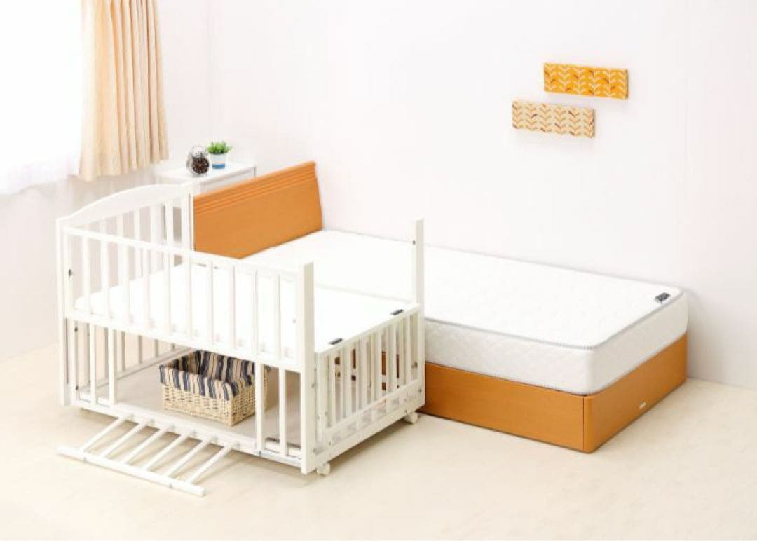 ヤマサキ　スリーオープンベッド b-sideDX ベビーベッド