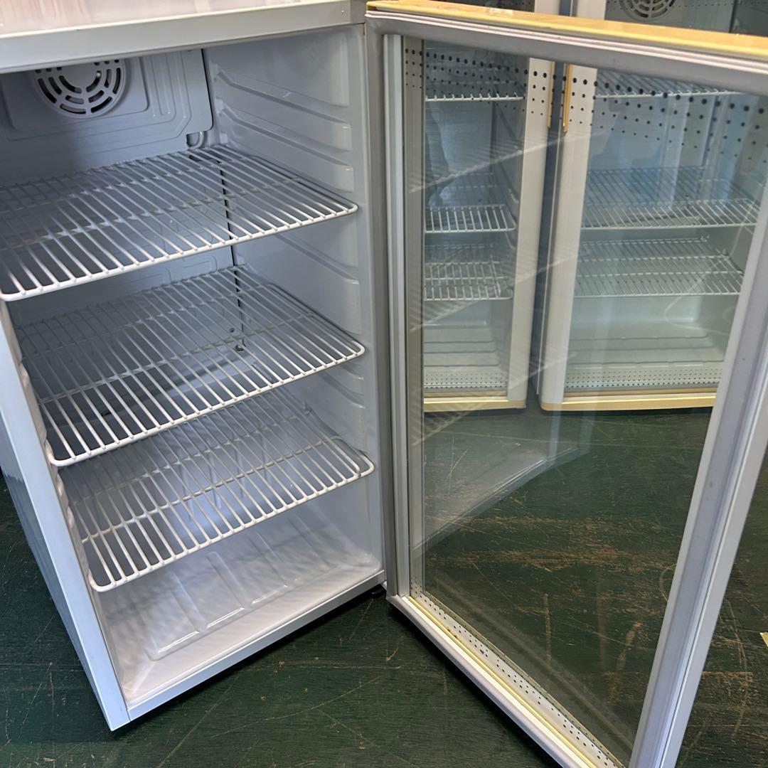 111 業務用 冷蔵ショーケース オフィスコンビニ XW-105 左右開き 小型