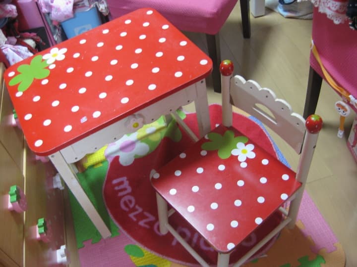 マザーガーデン勉強机野いちごレア廃盤デスクチェア子供