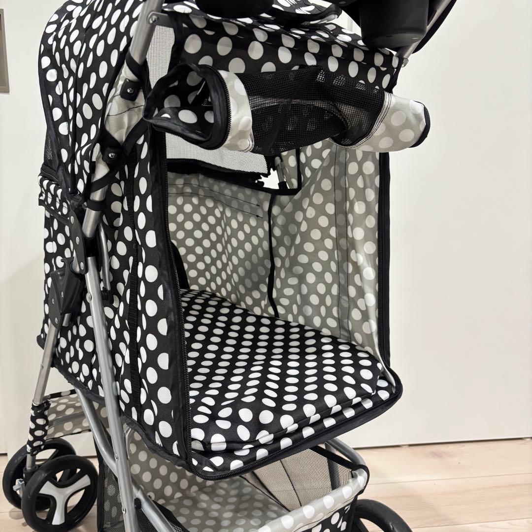 ペットカート 猫 犬 バギー 多頭用 カート 犬用ベビーカー 折りたたみ 四輪