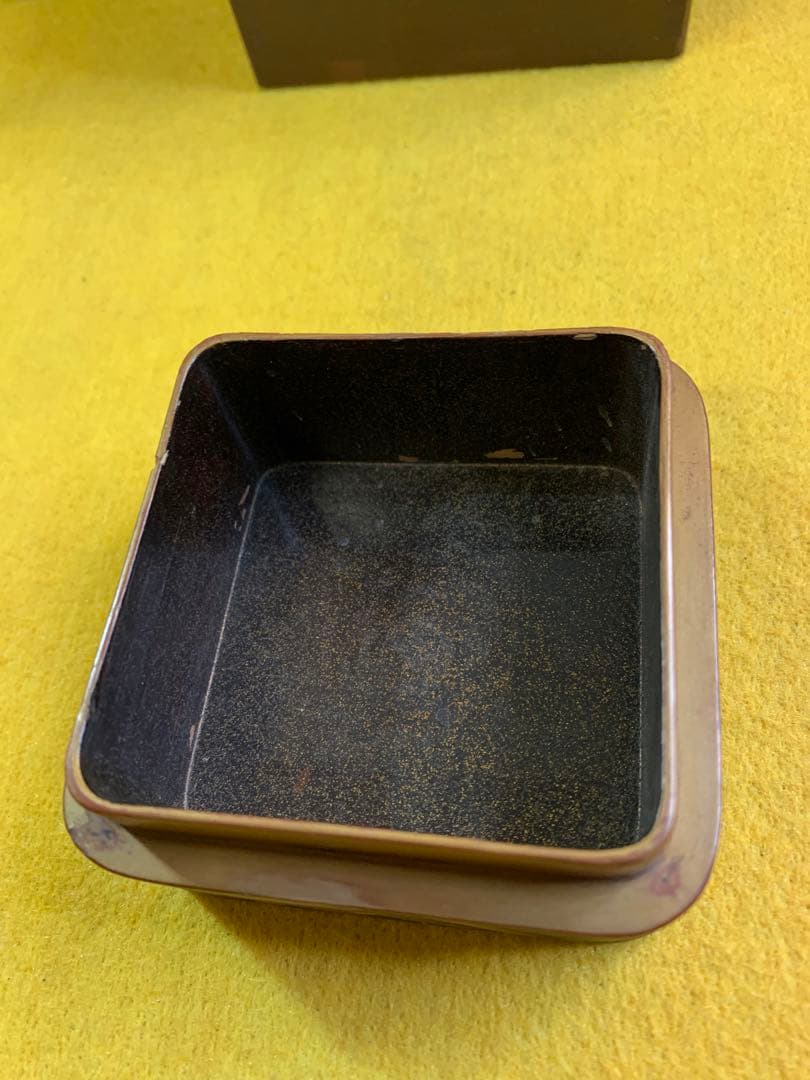 古民家 明治 江戸時代 時代 螺鈿細工 研出し 蒔絵 時代物漆器 古美術 木箱入