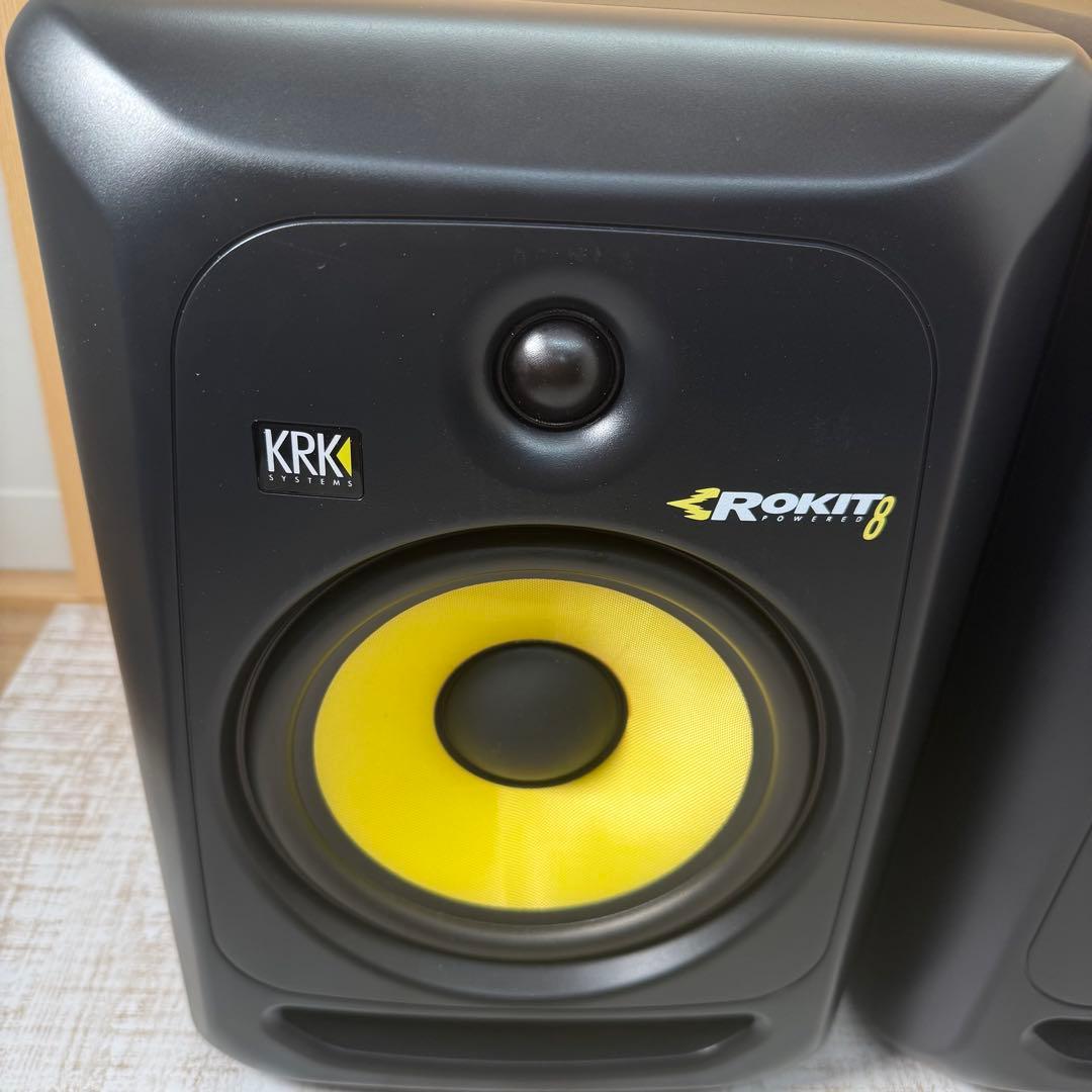 美品　KRK Rokit 8 G3 ペア　スピーカー　ウーファー