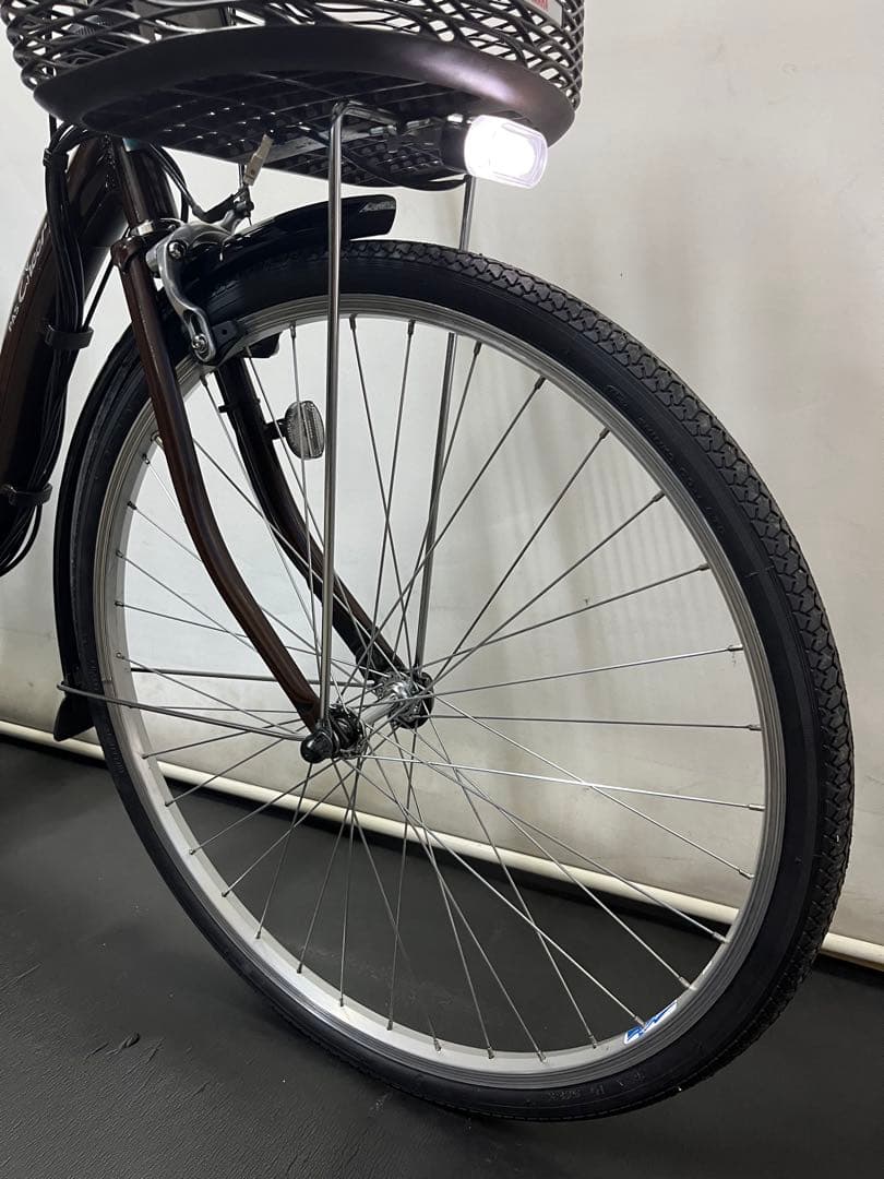 1年保証 送料無料　新型　ヤマハ　パスチア　26インチ　茶色　電動アシスト自転車