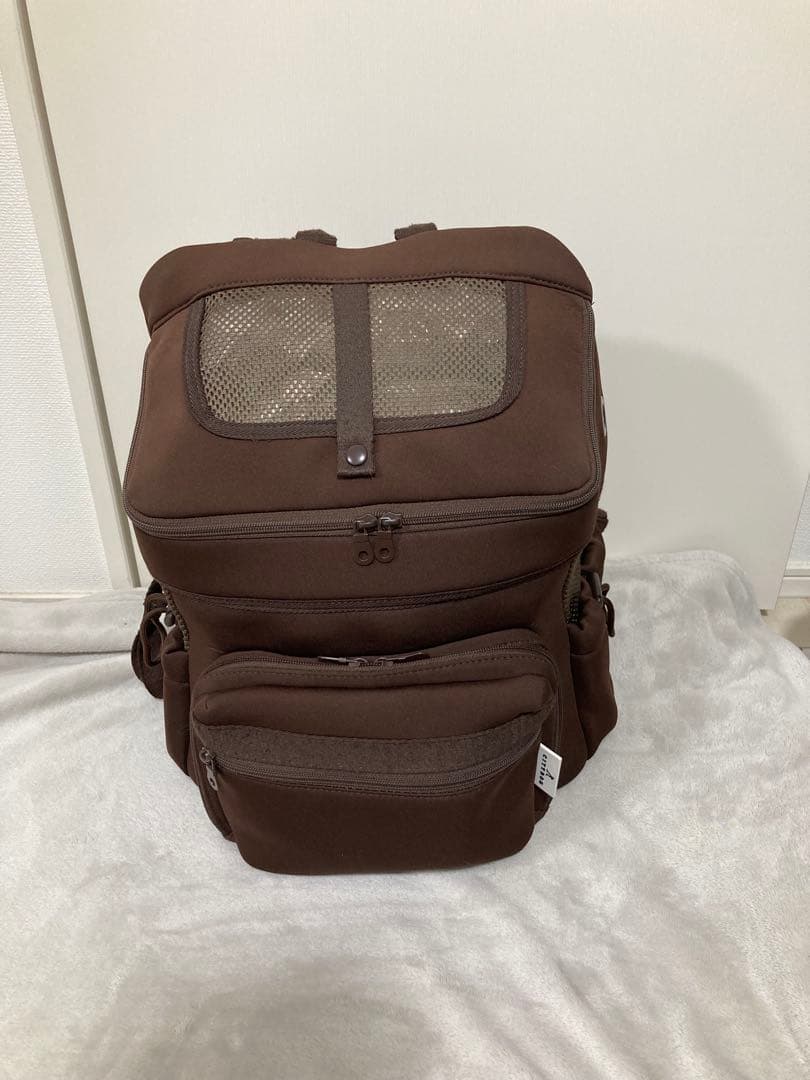 citydog ネオプレーンバックパックキャリー ブラウンRサイズ