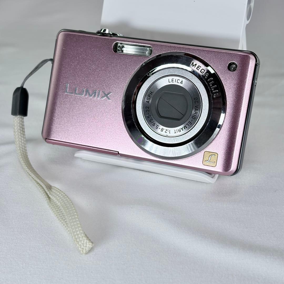 【良品】Panasonic LUMIX DMC-FS6 ピンク 純正ケースつき