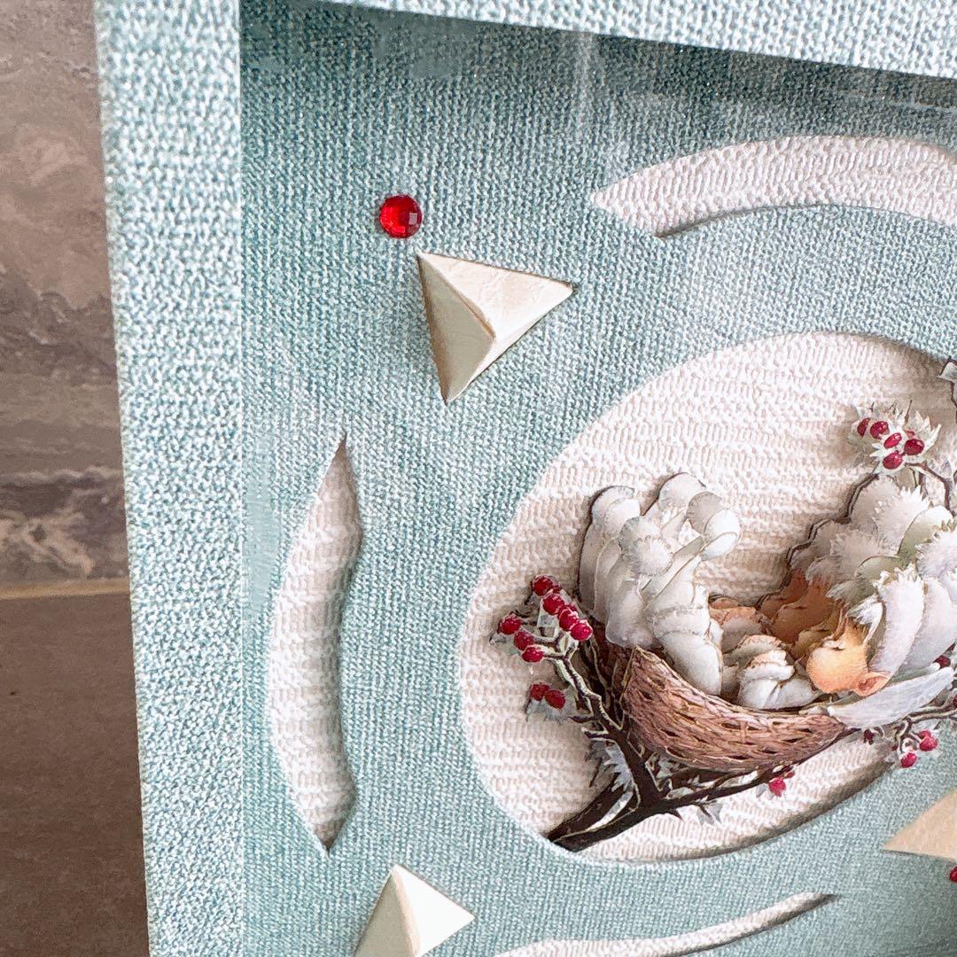 シャドーボックス完成品 スノーフェアリー⑅︎◡̈︎*