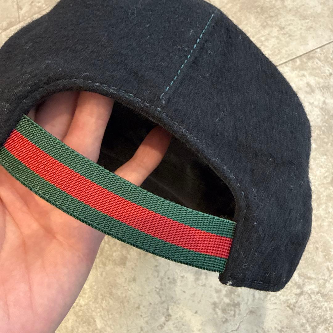 グッチ GUCCI 帽子 メンズ キャップ ロゴ付き L 59