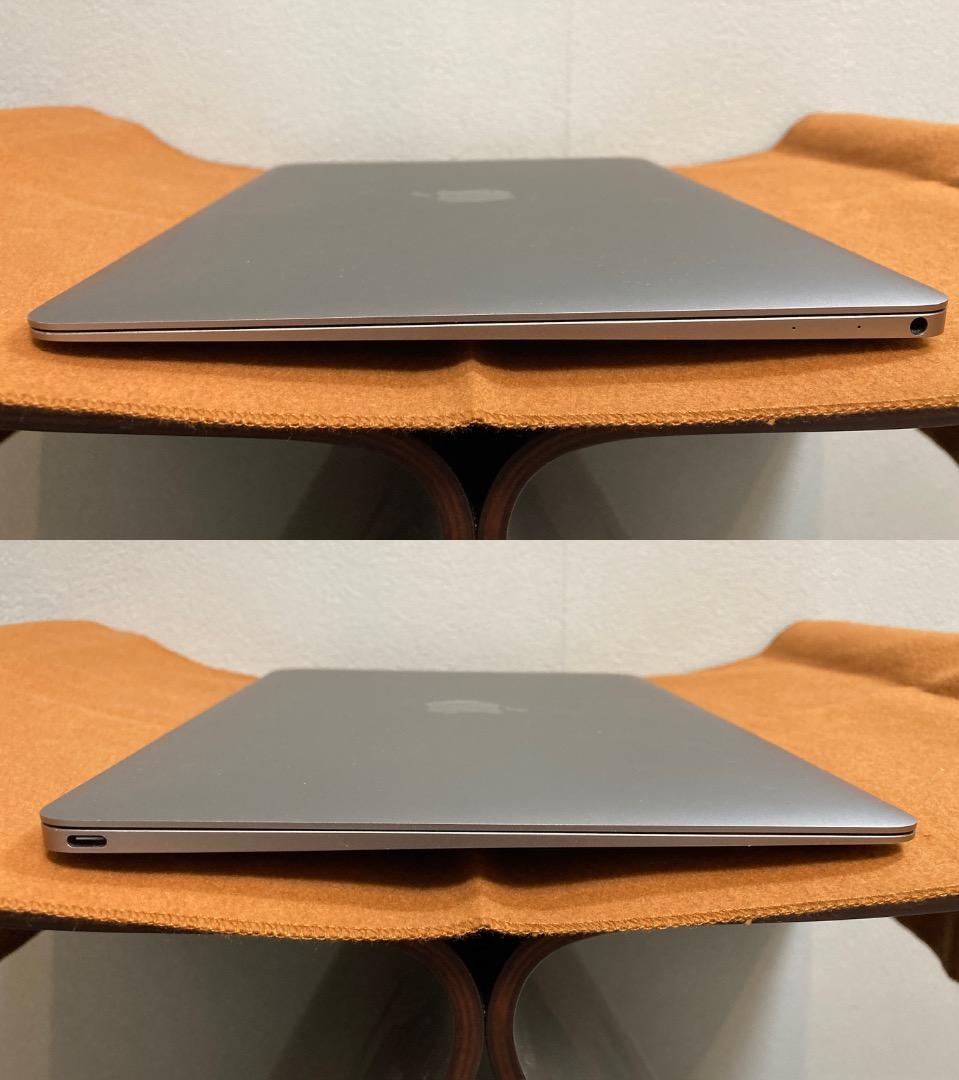 【美品】MacBook 12インチ 2017（充電回数75回）+レザースリーブ