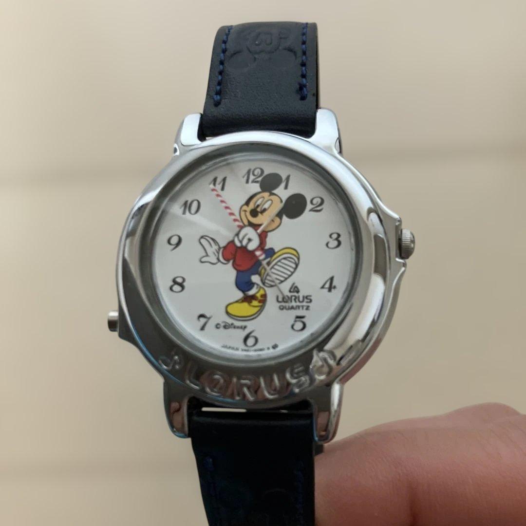 Kartoon　LORUSメロディミッキーウォッチ3点セット