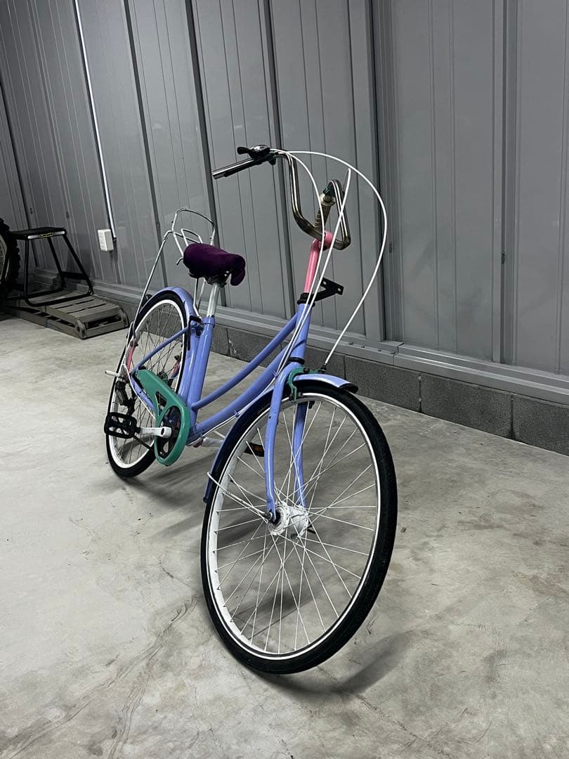 福島　引取限定！改チャリ　パステル　アップハン　ケツ上げ