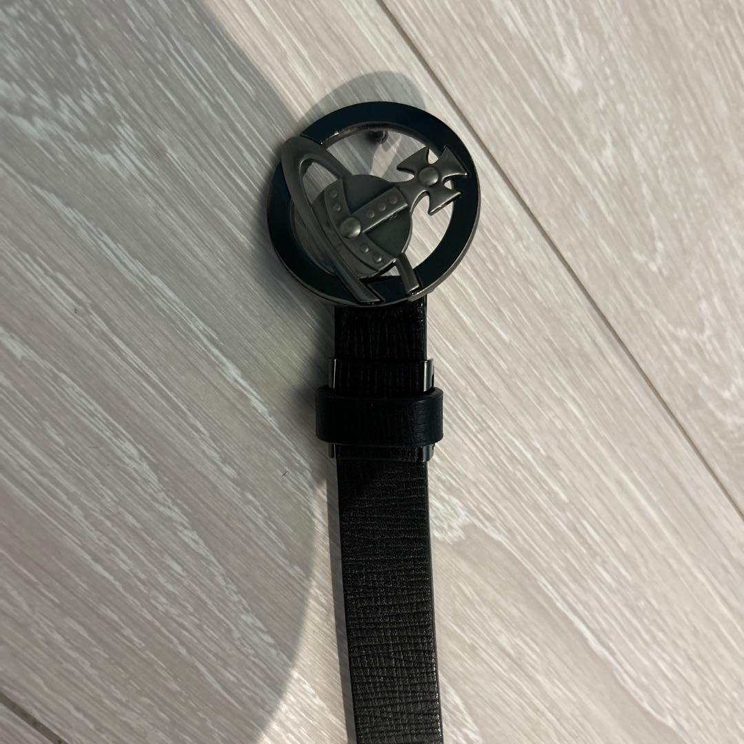 Vivienne Westwood ブラックレザーベルト