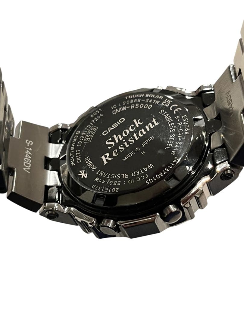 GMW-B5000D-2JF　シルバーフルメタル メタリックブルー