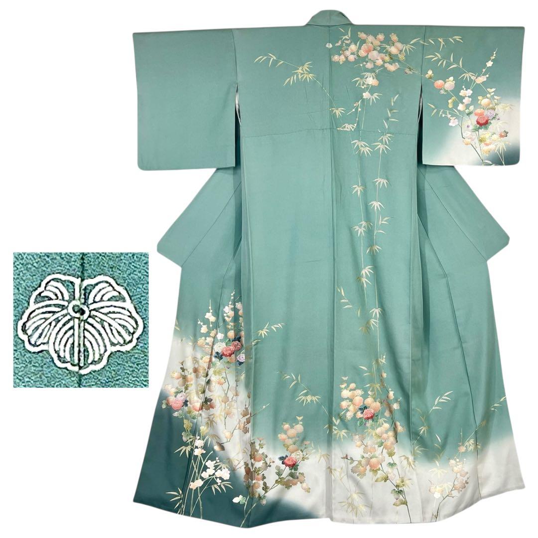 camc　訪問着５点フルセット　袋帯　着物　正絹