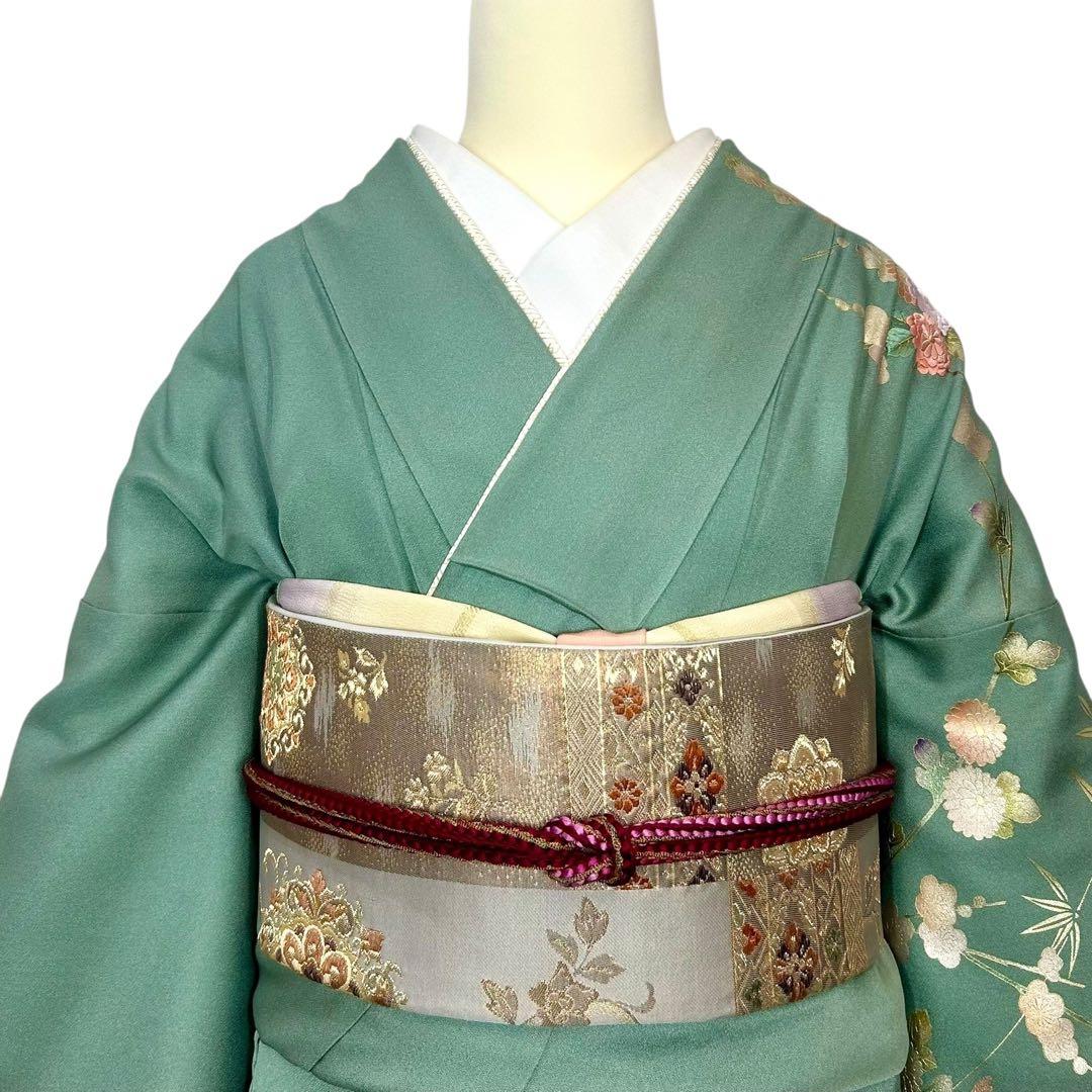 camc　訪問着５点フルセット　袋帯　着物　正絹