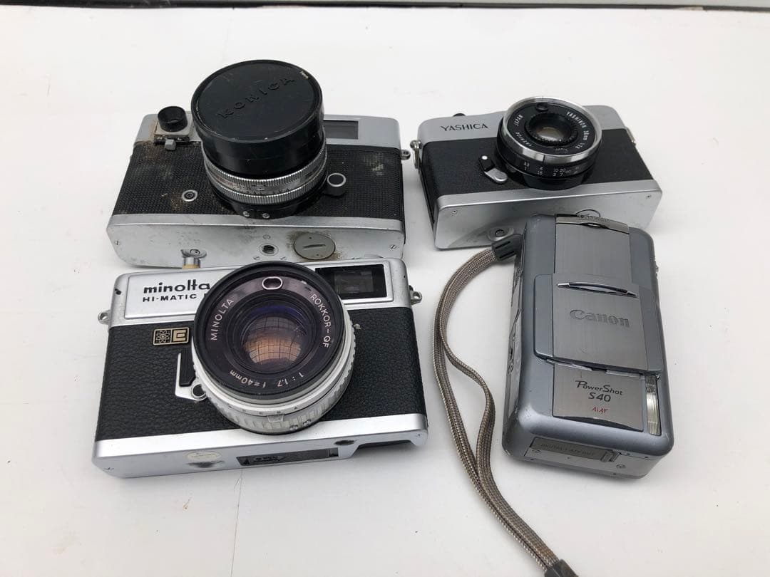 KONICA AUTO S などまとめて4台ジャンク(D137)