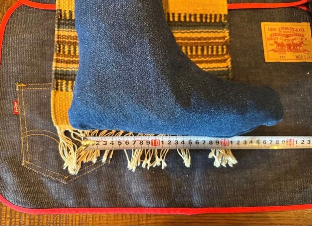 ビンテージ ラングラー ソックス デニム インテリア 刺繍