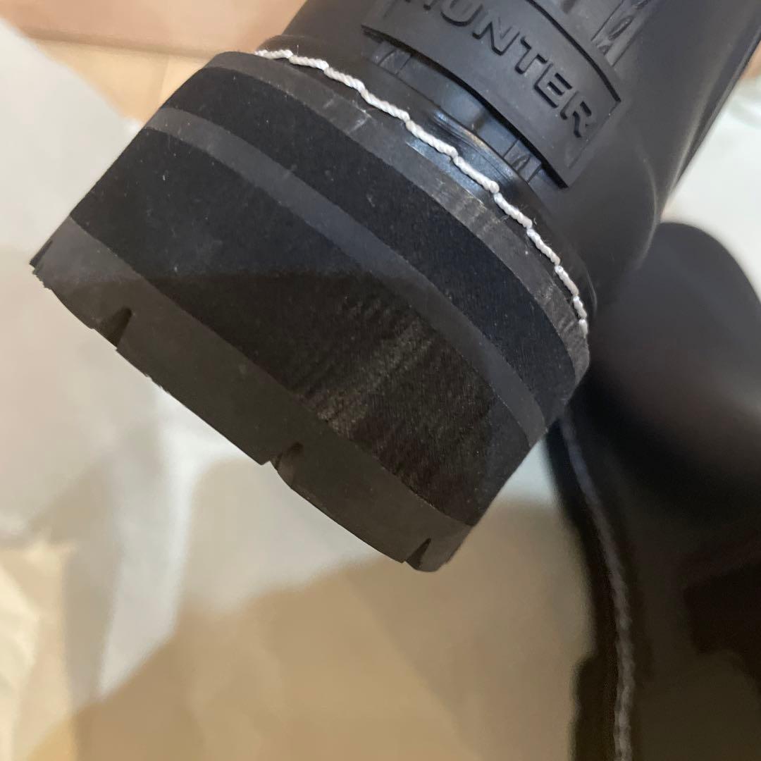 美品　HUNTER ハンター　リファインドステッチ チェルシーブーツ　黒　UK5