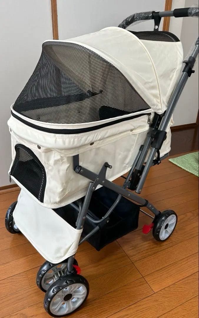 【新品未使用】ペットカート 折り畳みリードフック2本