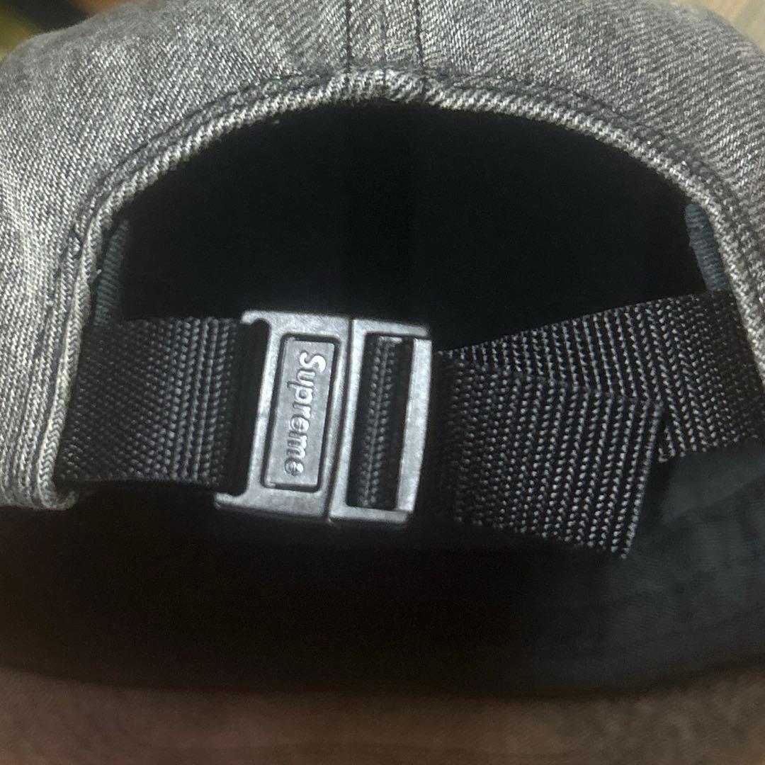 はむ Supreme denim camp cap black