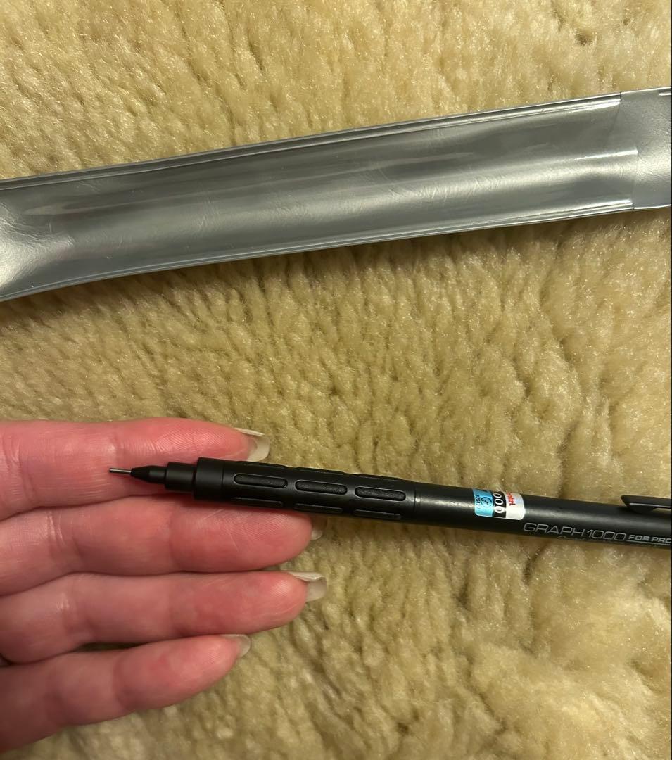 たど様◆レア廃盤◆旧型ぺんてる◆GRAPH1000◆PG1007青◆0.7シース