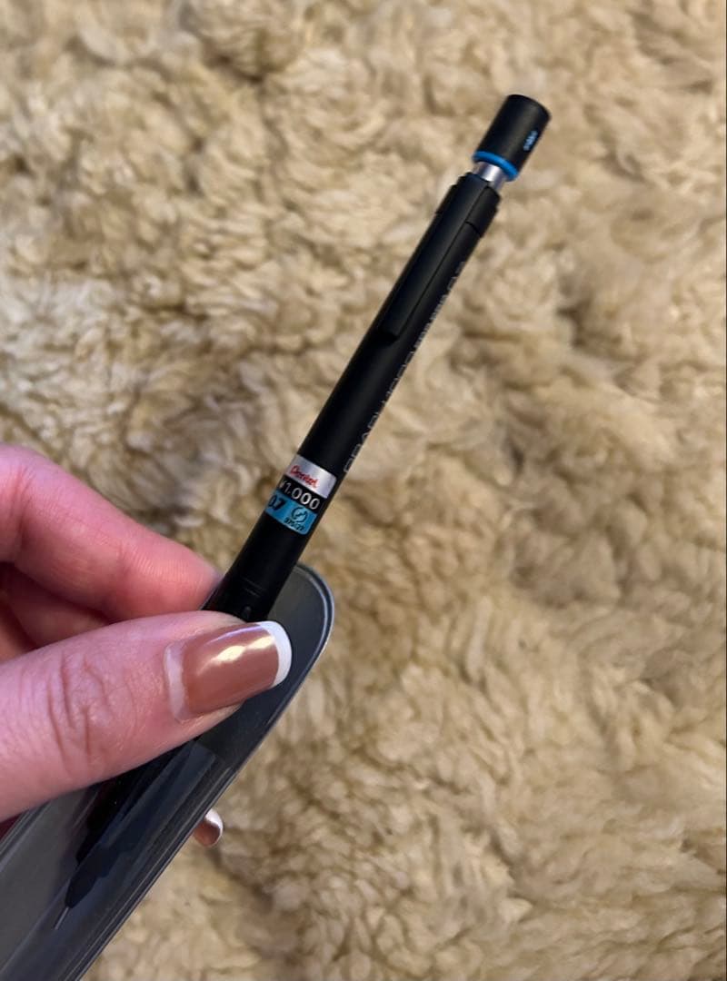 たど様◆レア廃盤◆旧型ぺんてる◆GRAPH1000◆PG1007青◆0.7シース