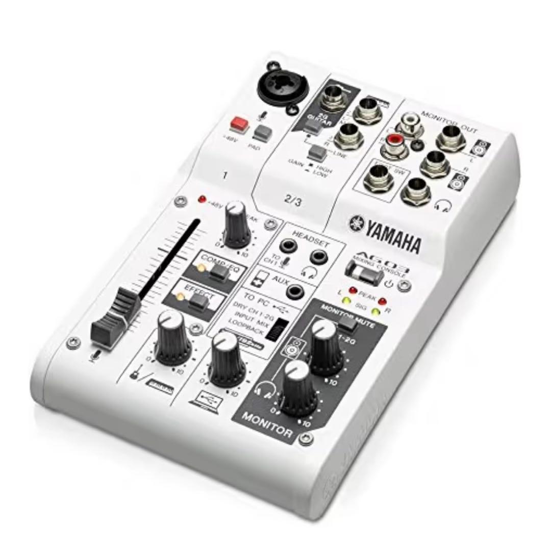 YAMAHA AG03 オーディオインターフェース　ウェブキャスティングミキサー