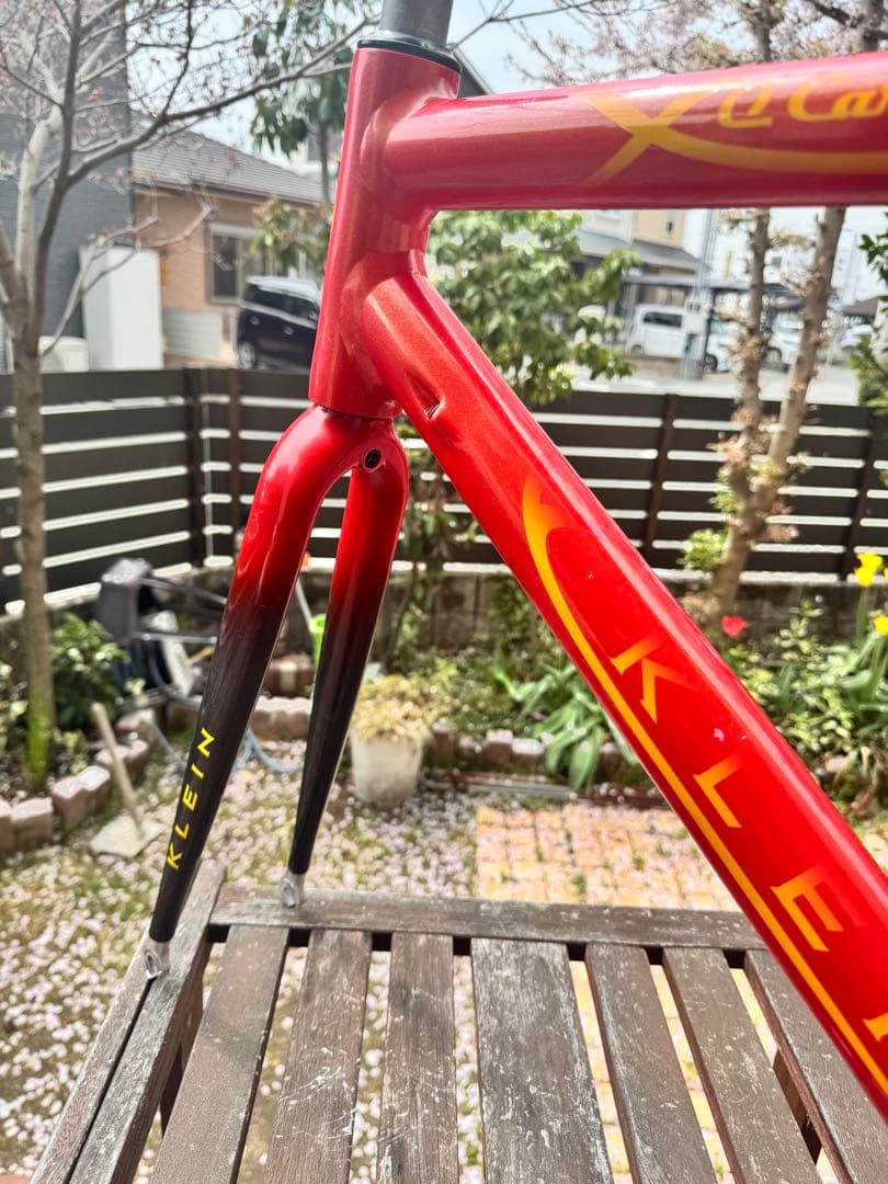 クラインqカーボンチームフレーム 希少  Q-Carbon TEAM