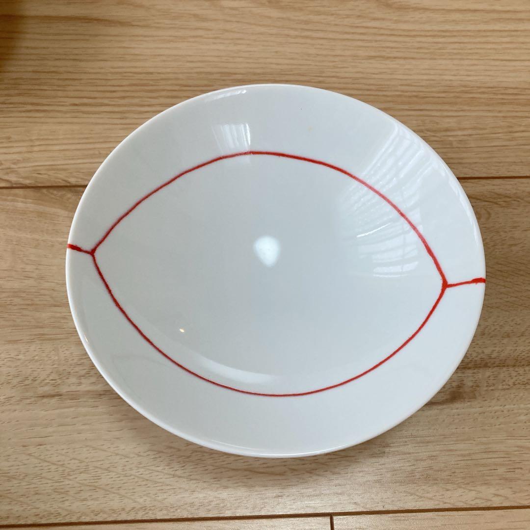 【美品】白山陶器　平茶碗　4客セット　ボウル　鉢　波佐見焼　平茶わん