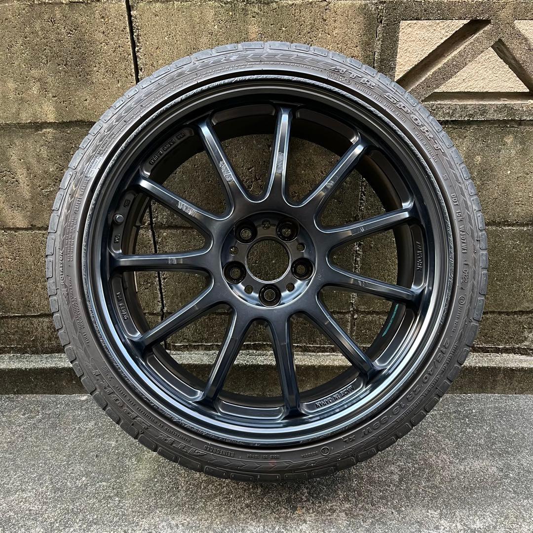 Work Emotion 11r 18インチ マットブラックホイールセット