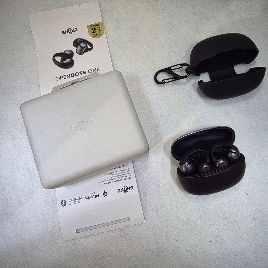 Shokz OPENDOTS ONE ブラック 専用シリコンケース付き