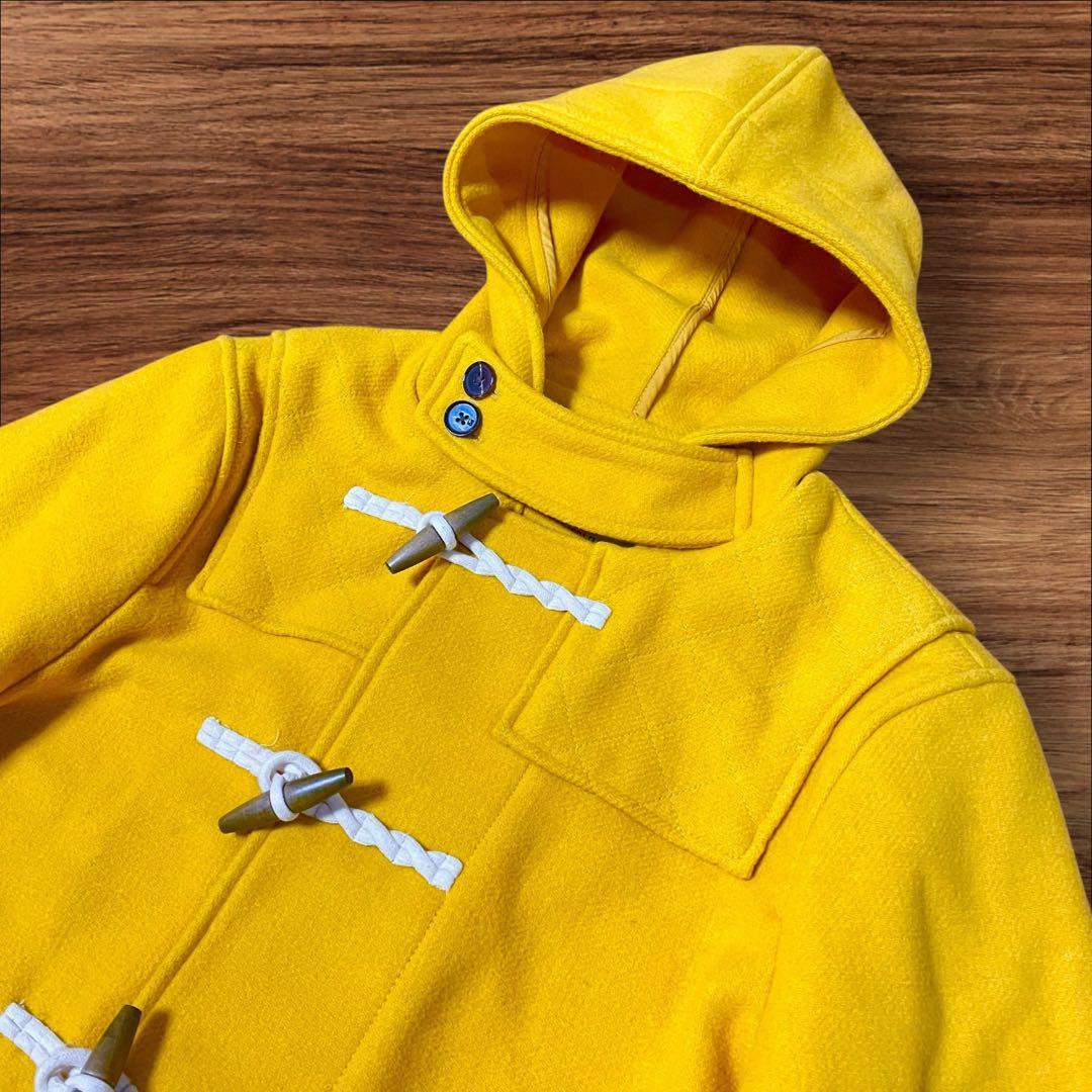 SCOTCH & SODA ロング ウール ダッフルコート イエロー L