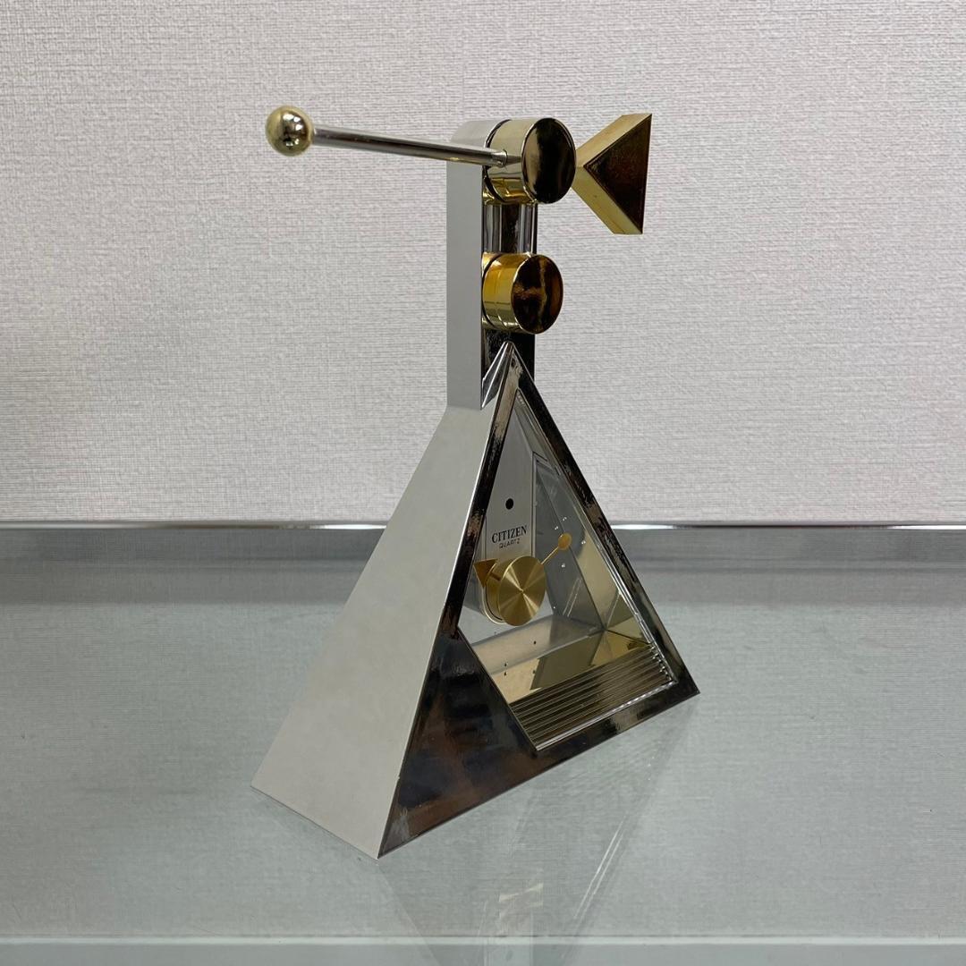 90's シチズン ポストモダン 置き時計 Citizen テーブルクロック